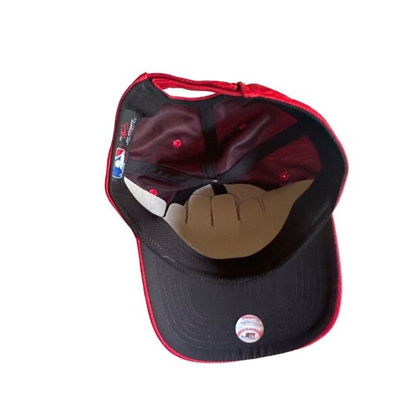 Los Angeles Angels Adjustable Red Baseball Cap By OC Sports - Picture 4 of 6